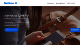 What Nettiaika.fi website looked like in 2021 (3 years ago)