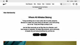 What Nikeplus.com website looked like in 2021 (2 years ago)