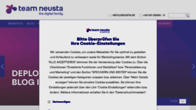 What Neusta.de website looked like in 2021 (2 years ago)