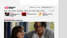 What Neues-deutschland.de website looked like in 2021 (2 years ago)