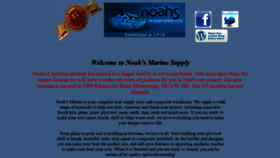 What Noahsmarine.com website looked like in 2021 (2 years ago)