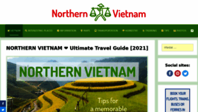 What North-vietnam.com website looked like in 2021 (2 years ago)