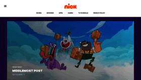 What Nickelodeon.ro website looked like in 2021 (2 years ago)