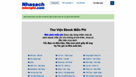 What Nhasachmienphi.com website looked like in 2021 (2 years ago)