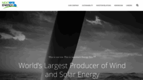 What Nexteraenergy.com website looked like in 2021 (2 years ago)
