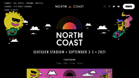 What Northcoastfestival.com website looked like in 2021 (2 years ago)