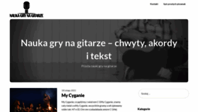 What Nauka-gry-na-gitarze.pl website looked like in 2021 (2 years ago)