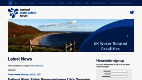 What Nationalwatersafety.org.uk website looked like in 2021 (4 years ago)