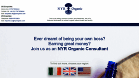 What Nyrorganic.com website looked like in 2021 (2 years ago)