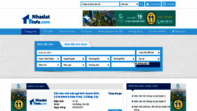 What Nhadatinfo.com website looked like in 2021 (2 years ago)