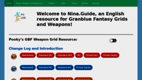 What Nina.guide website looked like in 2021 (2 years ago)