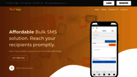 What Nextsms.co.tz website looked like in 2021 (2 years ago)
