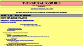 What Naturalhub.com website looked like in 2021 (2 years ago)