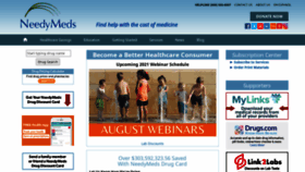 What Needymeds.com website looked like in 2021 (2 years ago)