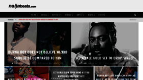 What Naijabeats.com website looked like in 2021 (2 years ago)