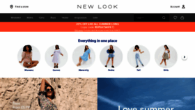 What Newlook.co.uk website looked like in 2021 (2 years ago)