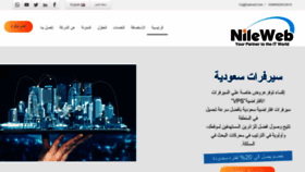What Nileweb.com website looked like in 2021 (2 years ago)