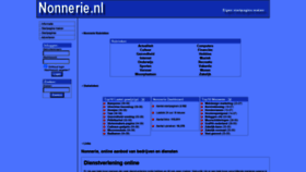 What Nonnerie.nl website looked like in 2021 (2 years ago)