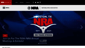 What Nra.com website looked like in 2021 (2 years ago)