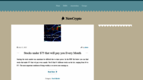 What Newcrypto.cc website looked like in 2021 (2 years ago)
