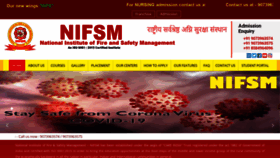 What Nifsm.in website looked like in 2021 (2 years ago)