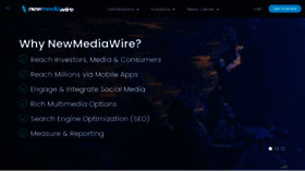 What Newmediawire.com website looked like in 2021 (2 years ago)
