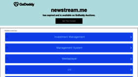 What Newstream.me website looked like in 2021 (2 years ago)