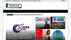 What Noticedash.com website looked like in 2021 (2 years ago)