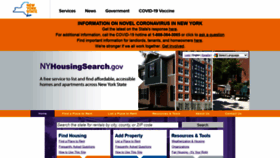 What Nyhousingsearch.gov website looked like in 2021 (2 years ago)