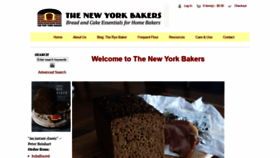What Nybakers.com website looked like in 2021 (2 years ago)