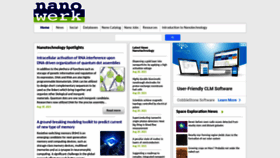 What Nanowerk.com website looked like in 2021 (2 years ago)