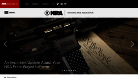 What Nra.org website looked like in 2021 (2 years ago)