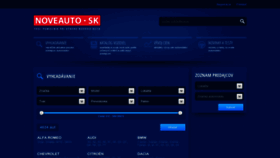 What Noveauto.sk website looked like in 2021 (2 years ago)