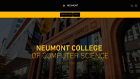 What Neumont.edu website looked like in 2021 (2 years ago)