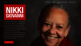 What Nikki-giovanni.com website looked like in 2021 (2 years ago)