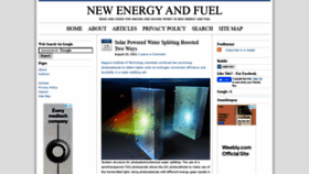 What Newenergyandfuel.com website looked like in 2021 (2 years ago)