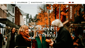 What Norskakevittfestival.no website looked like in 2021 (2 years ago)