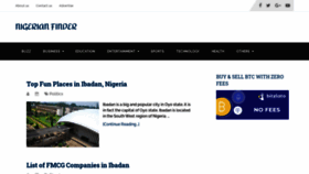 What Nigerianfinder.com website looked like in 2021 (2 years ago)