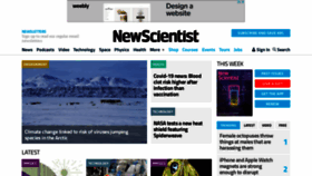 What Newscientist.com website looked like in 2021 (2 years ago)