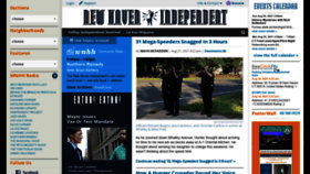What Newhavenindependent.org website looked like in 2021 (2 years ago)