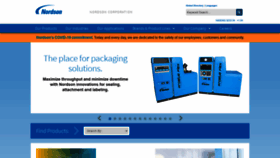 What Nordson.com website looked like in 2021 (2 years ago)