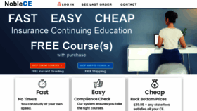 What Noblece.com website looked like in 2021 (4 years ago)