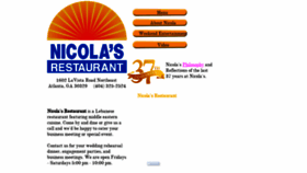 What Nicolas-restaurant.com website looked like in 2021 (2 years ago)