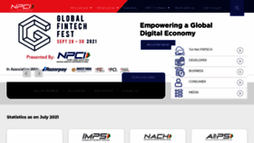 What Npci.org.in website looked like in 2021 (2 years ago)