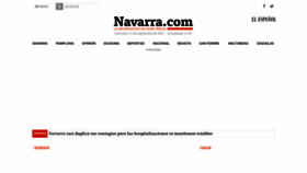 What Navarra.elespanol.com website looked like in 2021 (2 years ago)