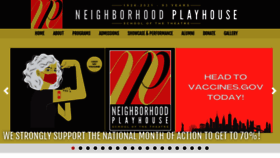 What Neighborhoodplayhouse.org website looked like in 2021 (2 years ago)