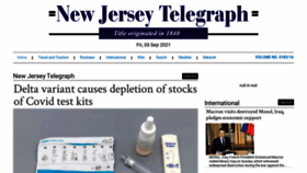 What Newjerseytelegraph.com website looked like in 2021 (2 years ago)