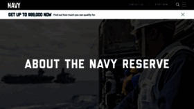 What Navyreserve.com website looked like in 2021 (2 years ago)