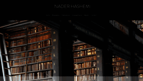 What Naderhashemi.com website looked like in 2021 (2 years ago)