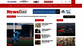 What Newsday.co.zw website looked like in 2021 (2 years ago)